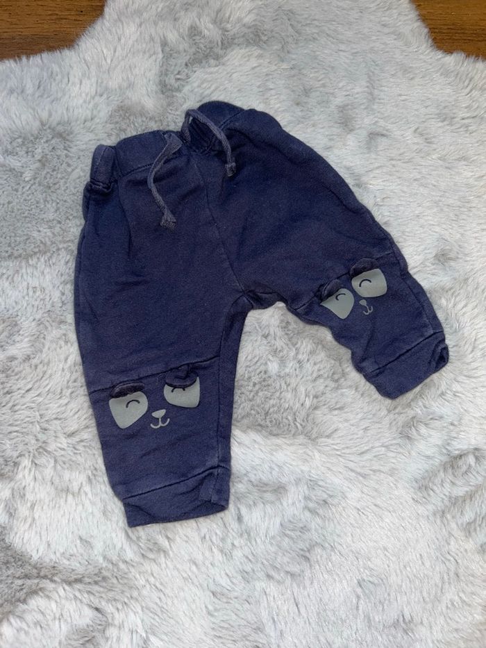 Bas de jogging bleu foncé - 3 mois - Pat et Ripaton