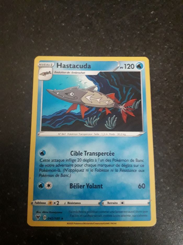 Hastacuda carte Pokémon neuve