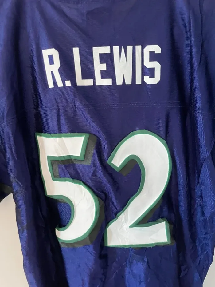 Maillot NFL jersey Ray #52 Lewis Baltimore Ravens 🏈 Mens S - photo numéro 9