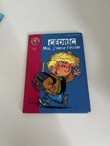 Livre de la bibliothèque Rose, Cédric moi, j’aime l’école