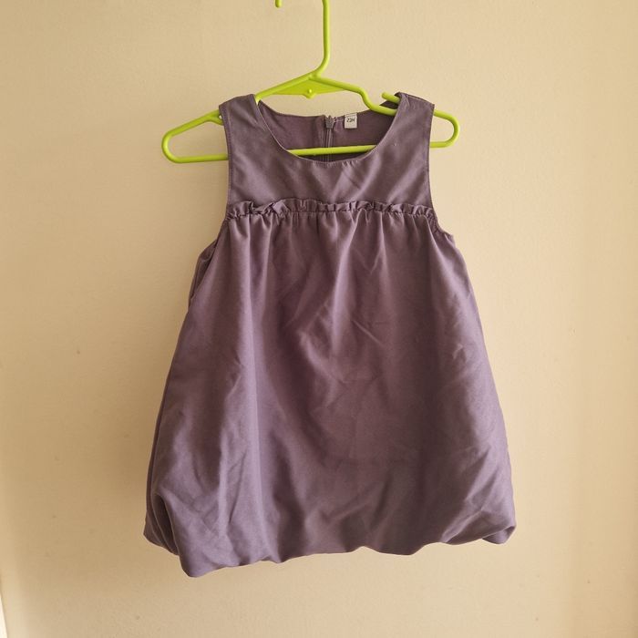 23 mois robe mauve violet