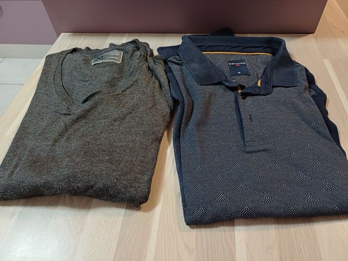 2  pulls manches longues pour hommes Taille XL