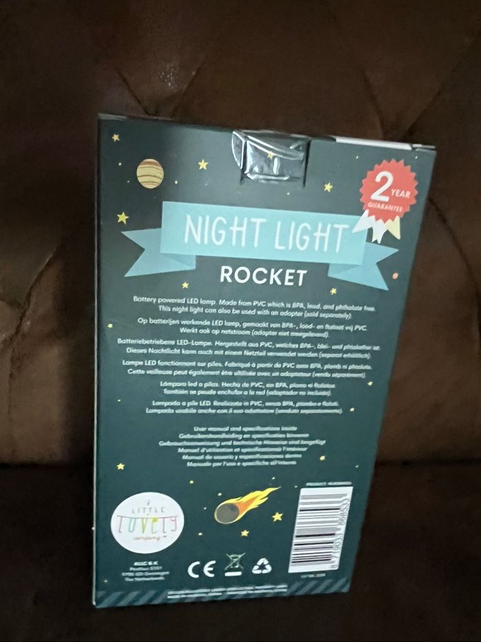 Veilleuse fusée night rocket neuve - photo numéro 3