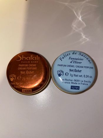 Parfum solide Yves rocher