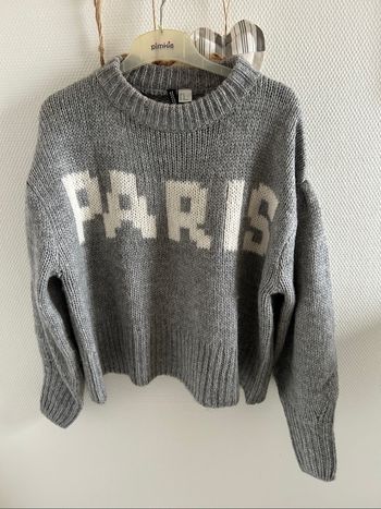 Pull gris PARIS