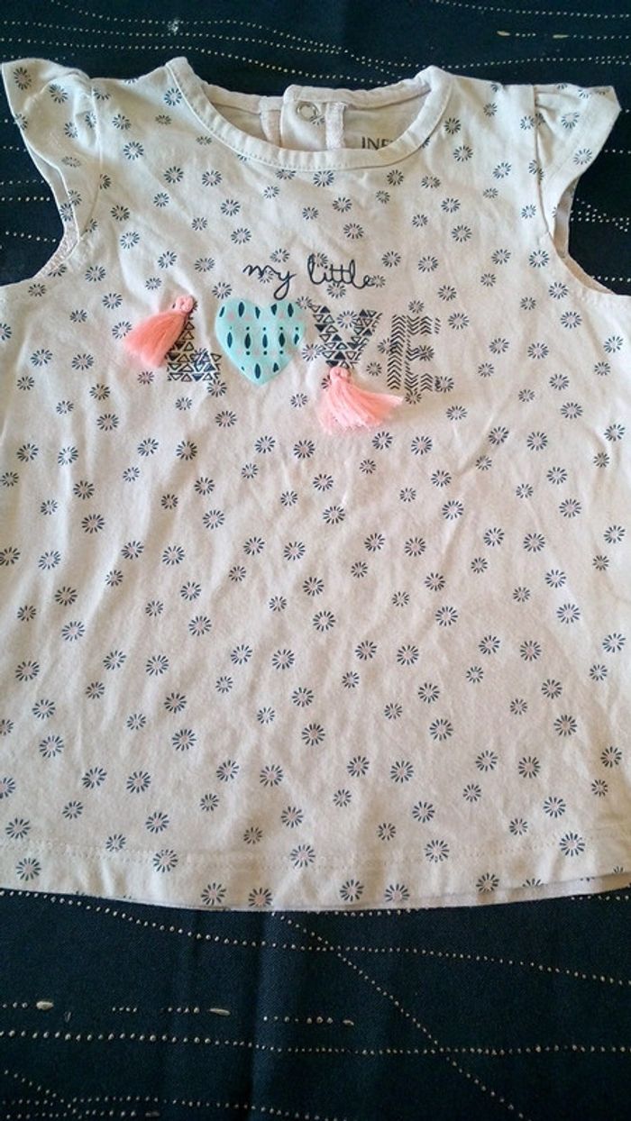 Pyjashort rose pâle et gris - photo numéro 2