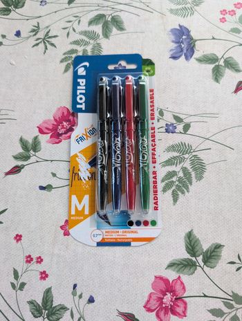 Paquet de 4 stylos pilot frixion