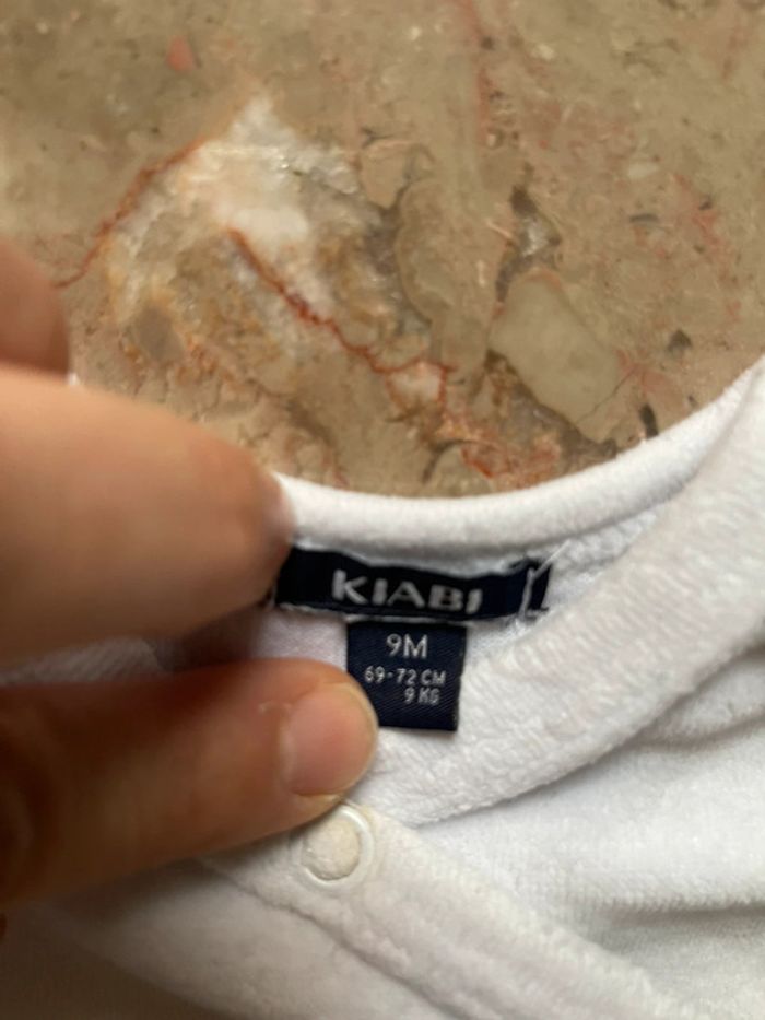 Pyjamas velours chaud et doux mixte 9mois - photo numéro 3