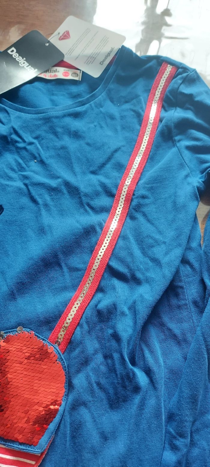 T shirt desigual 9 /10ans - photo numéro 4