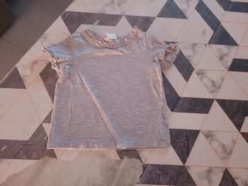 Haut manches courtes 4 -6 mois fille 68 cm