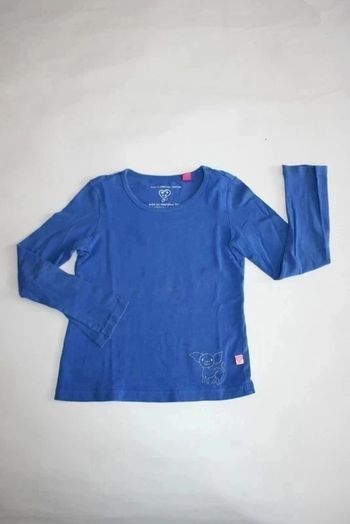 Tee shirt bleu manches longues Mim Pi taille 6 ans