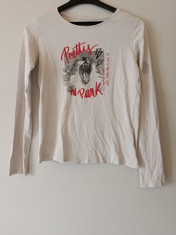 Tee-shirt manches longues marque Kiabi taille 12 ans 