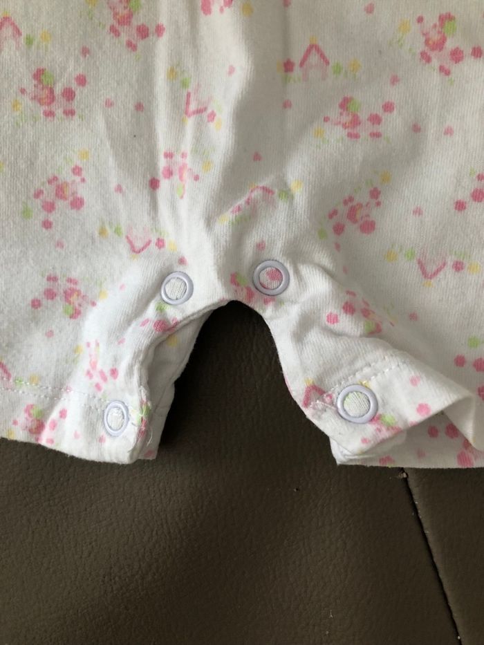 Combishort blanc rose fille Tex baby - photo numéro 3
