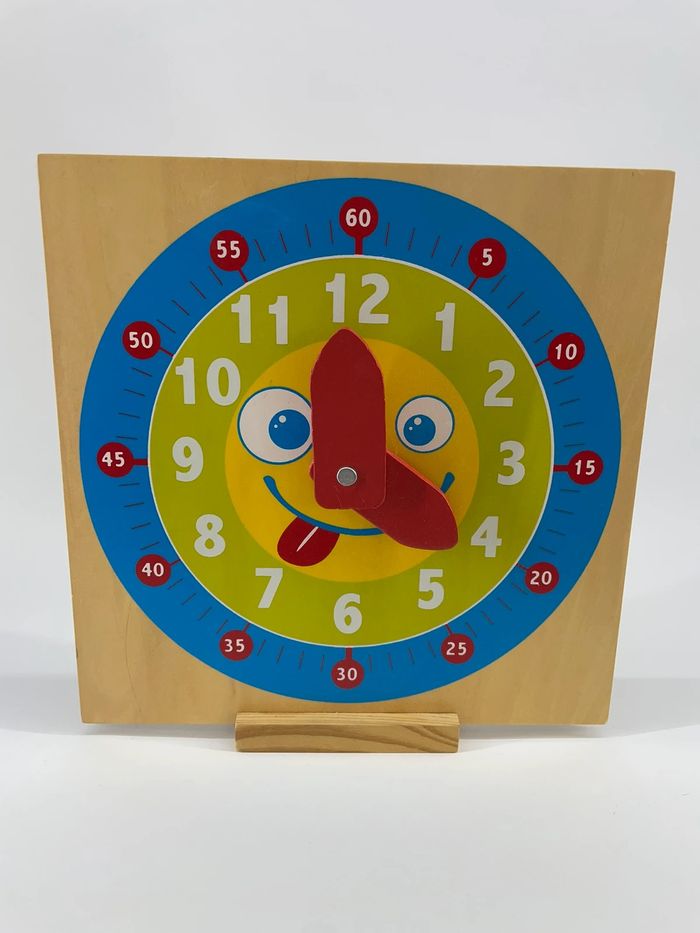 Lot montessori boulier, horloge et arbre à pétales en bois - Edu Fun - photo numéro 2