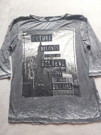 T-Shirt Gris Femme