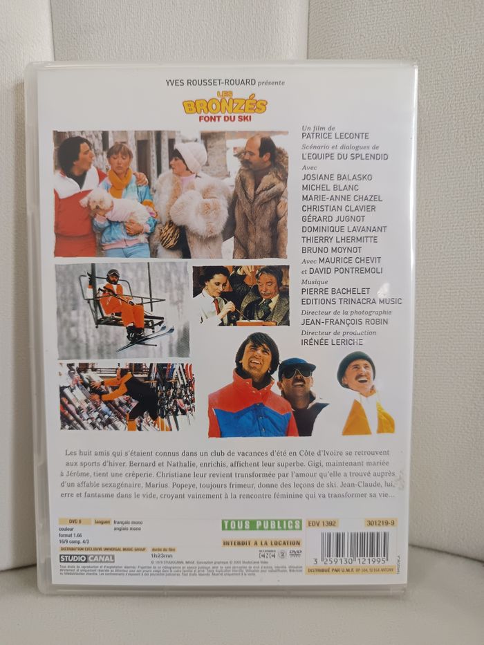 Dvd " Les bronzés font du ski " - photo numéro 2