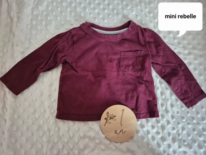 T-shirt manche longue Garçon 12 mois