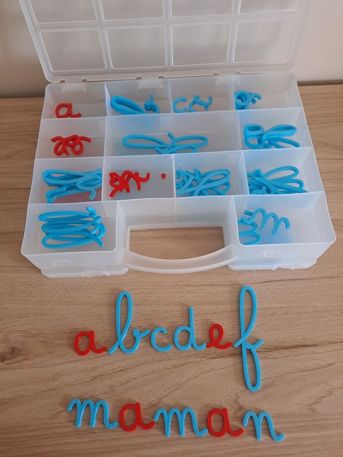 Coffret lettres mobiles