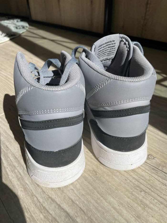 Baskets Adidas Drop Step J grise et noire - photo numéro 5