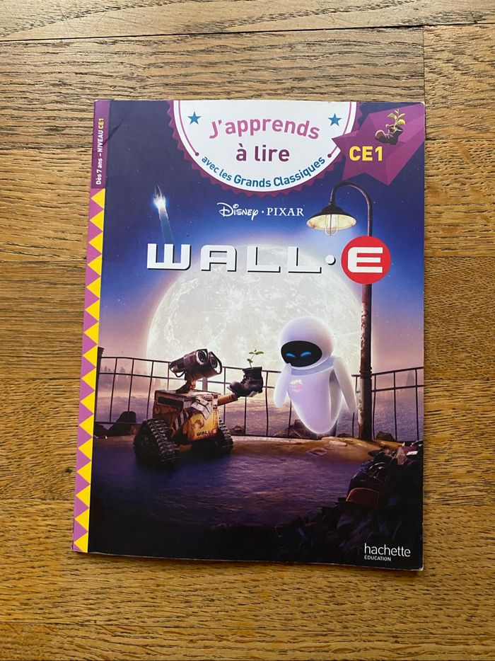 Livre J’apprends à lire Wall.E CE1