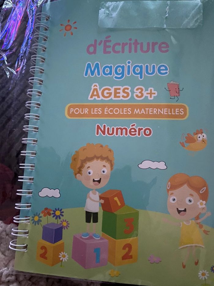 Livret d’apprentissage écriture numéro en chiffre et en lettre en français