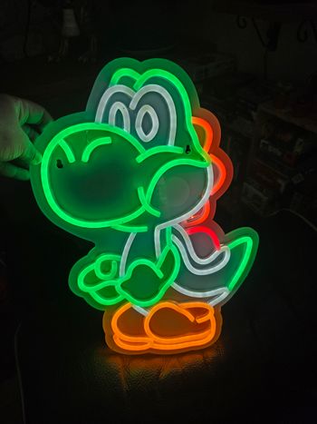 Néon yoshi nintendo 