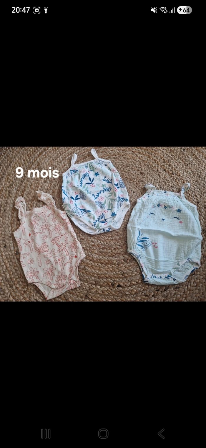 Lot vêtements bébé fille taille 9 mois - photo numéro 4