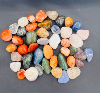 Lot 300 g pierres polies du Brésil pierres naturelles minéraux