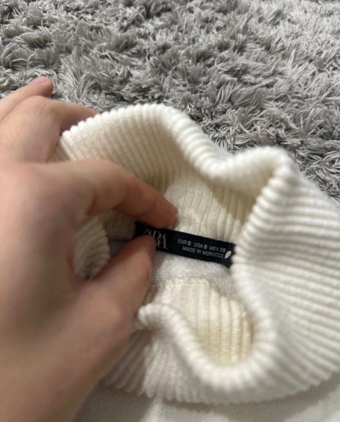 pull col v zara - photo numéro 3