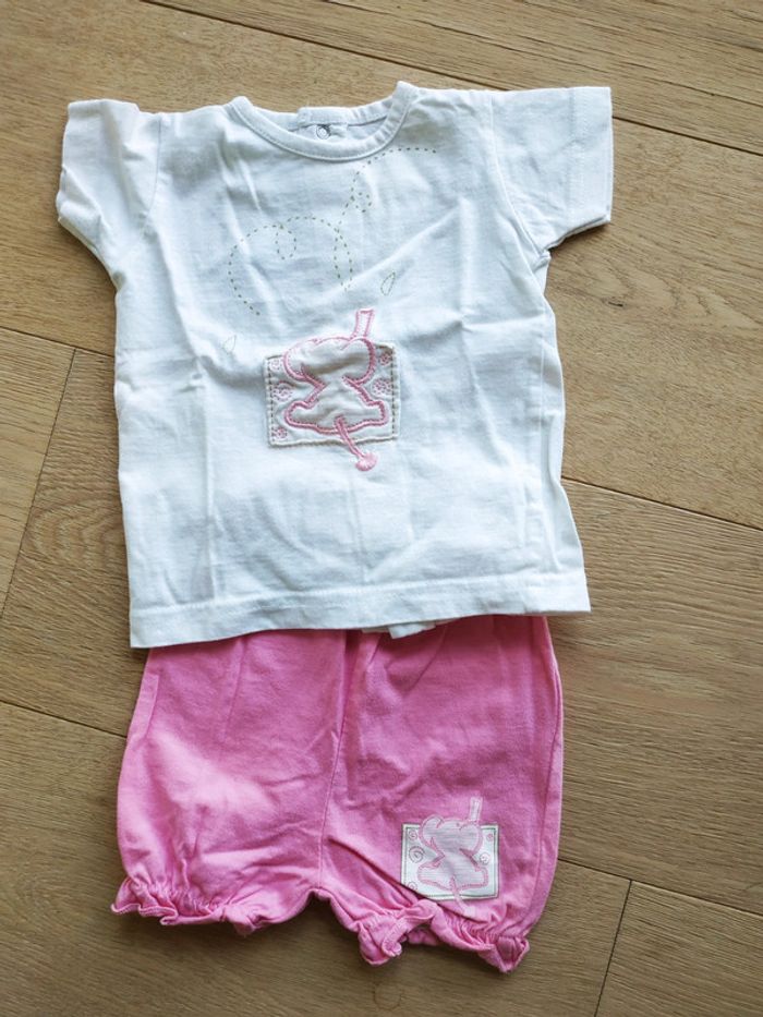 Ensemble été fille 3 mois