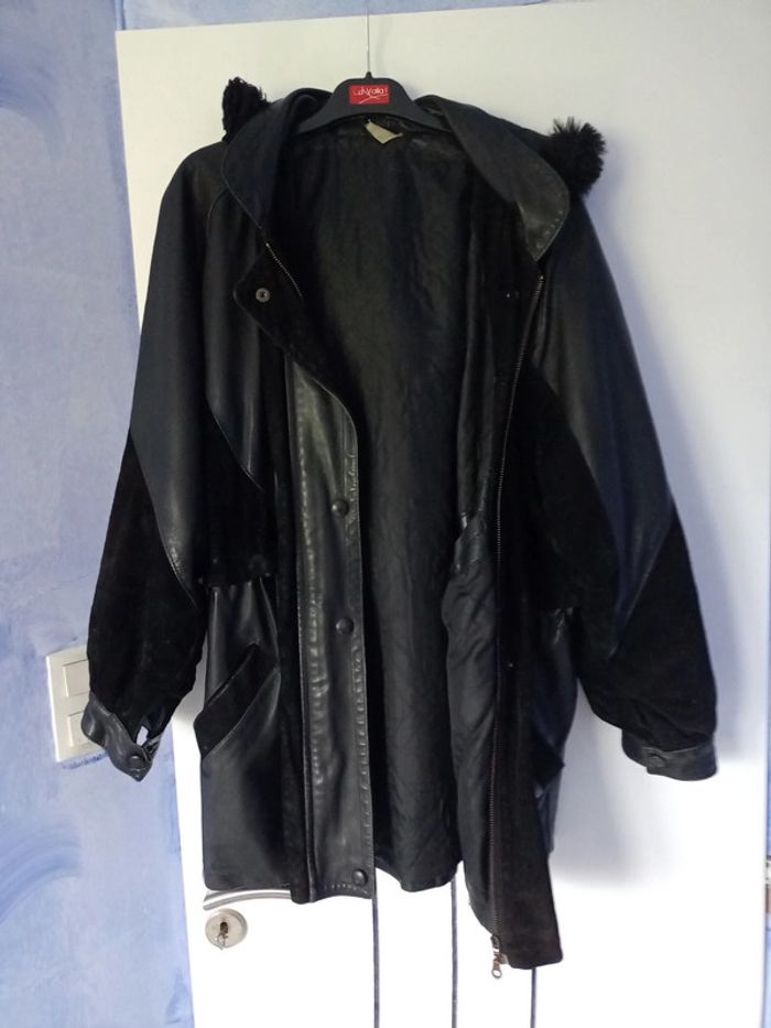 Manteau en cuir