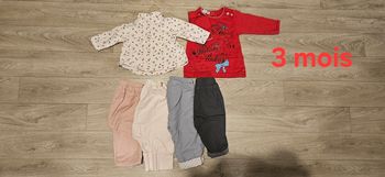 Lot de 19 vêtements 3 et 6 mois + 1 ensemble Petit Bateau 6 mois