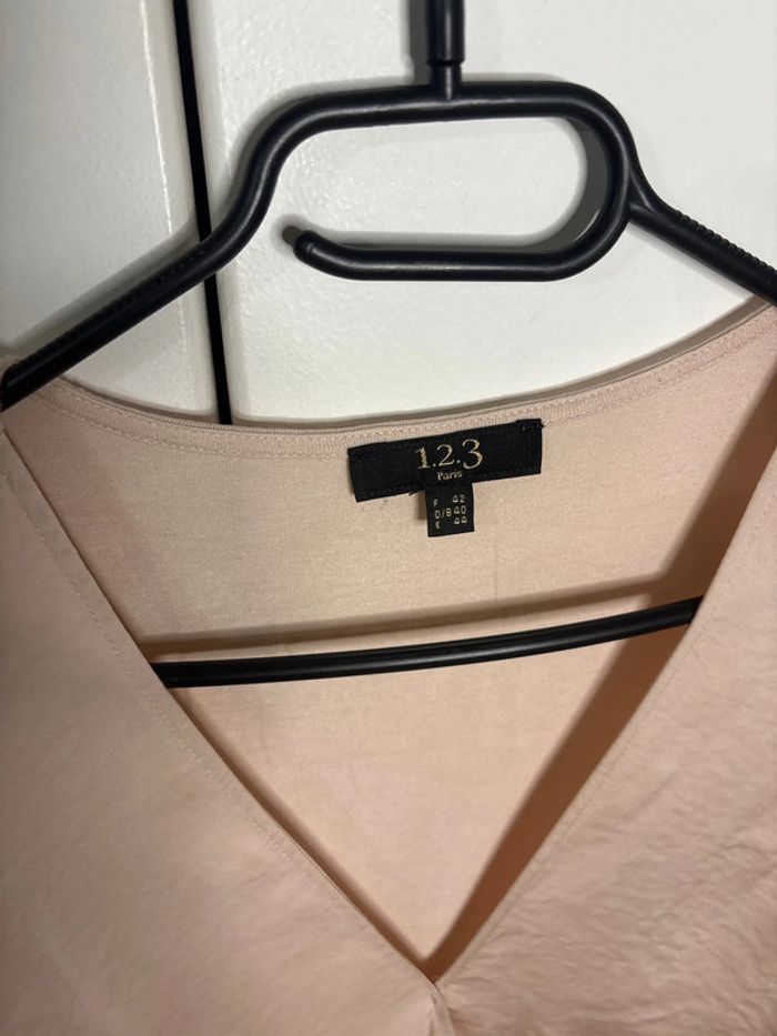 🌺blouse rose pale maison 123🌺 - photo numéro 3