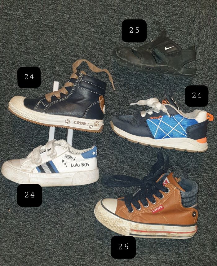 LOT CHAUSSURES GARÇON