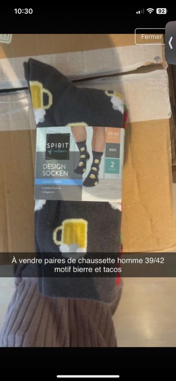 Chaussette homme