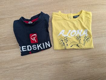 Lots de 2 Tshirt de 18 mois
