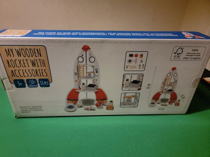 Fusée en bois MY WOODEN - photo numéro 2