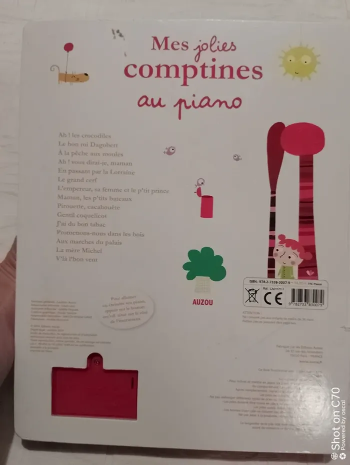 Auzou jolies comptines piano - photo numéro 2