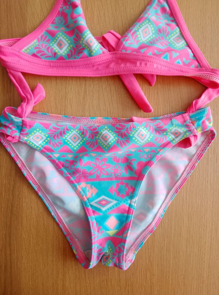 Maillot de bain 2 pièces - Bikini - Fille 8 ans - photo numéro 3