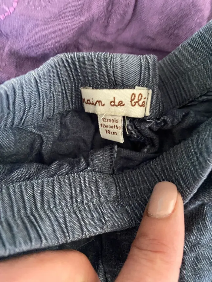 Lot 2 shorts style bloomers 12 mois Grain de blé - photo numéro 8