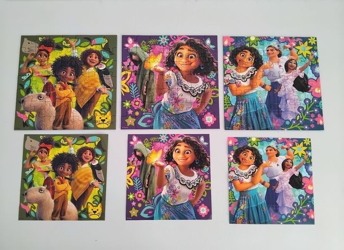 PUZZLE 49 Pièces x 3 Encanto Disney Complet - photo numéro 2