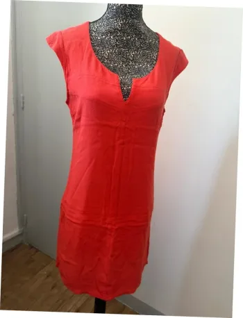 Robe IKKS rouge corail – Taille 36