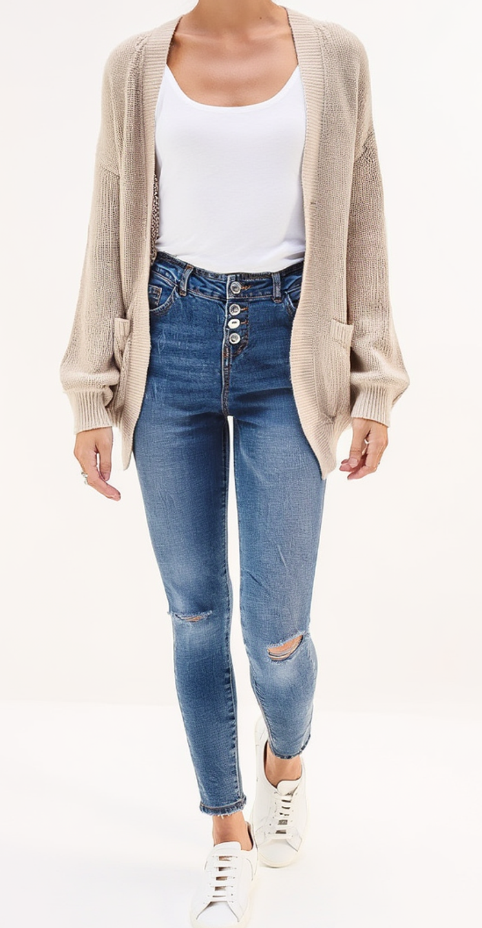 Jean bleu "FB Sister" taille 26 (36) en très bon état "O" - photo numéro 2