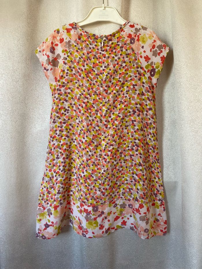 Très jolie petite robe multicolore imprimée bulles 8 ans Terre de marins - photo numéro 5