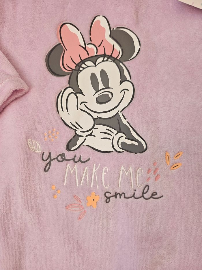Pyjama velours fille 12 mois - photo numéro 2