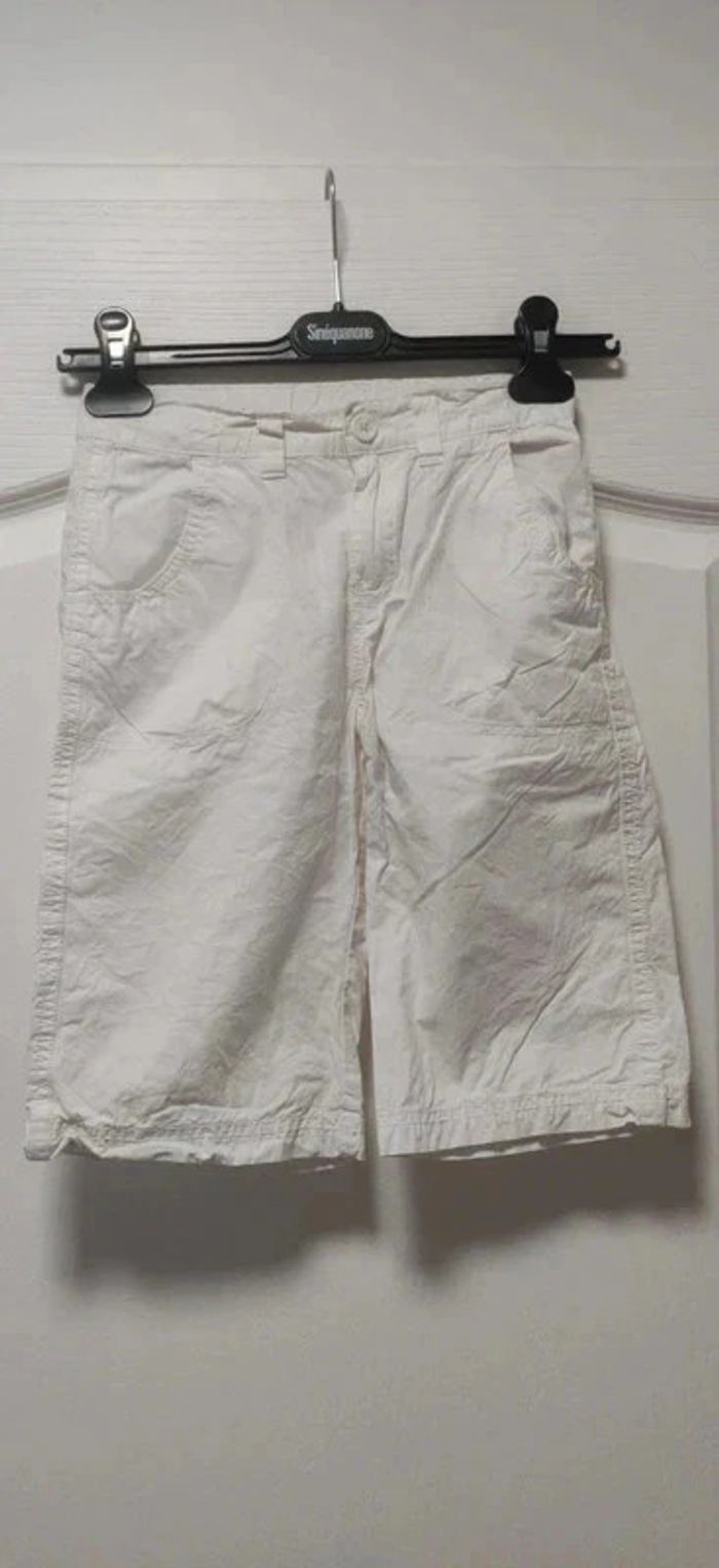 Bermuda blanc La redoute 8 ans