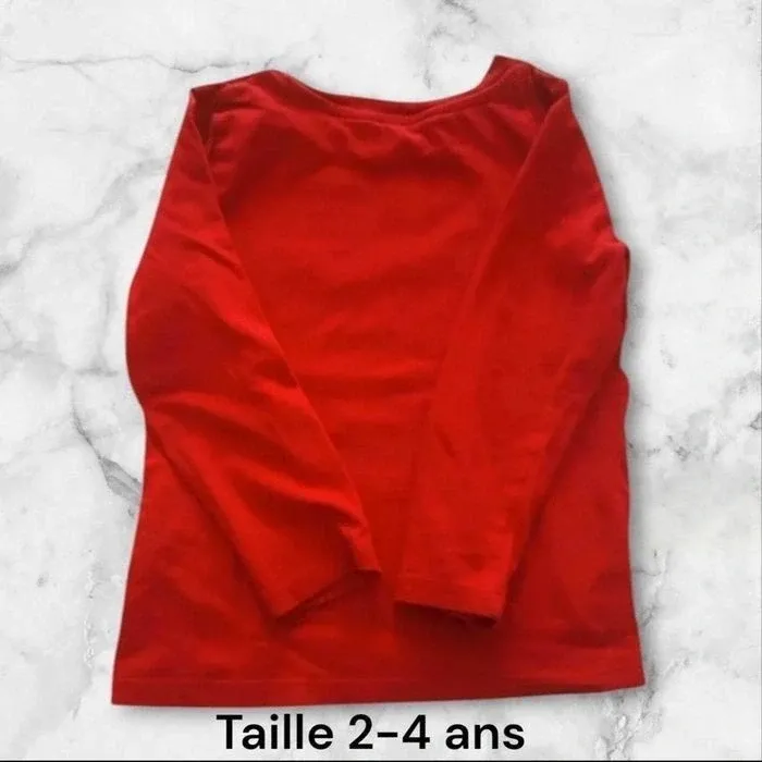 T-shirt manches longues taille 2 4 ans - photo numéro 2