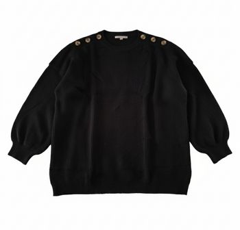 Pull tunique noir taille 50 Blancheporte