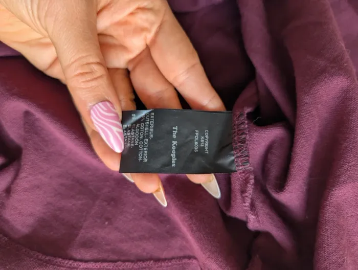 Polo manches courtes violet bordeaux classique The Kooples Taille 36 - photo numéro 8