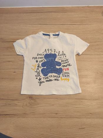 Tee-shirt manches courtes 24 mois